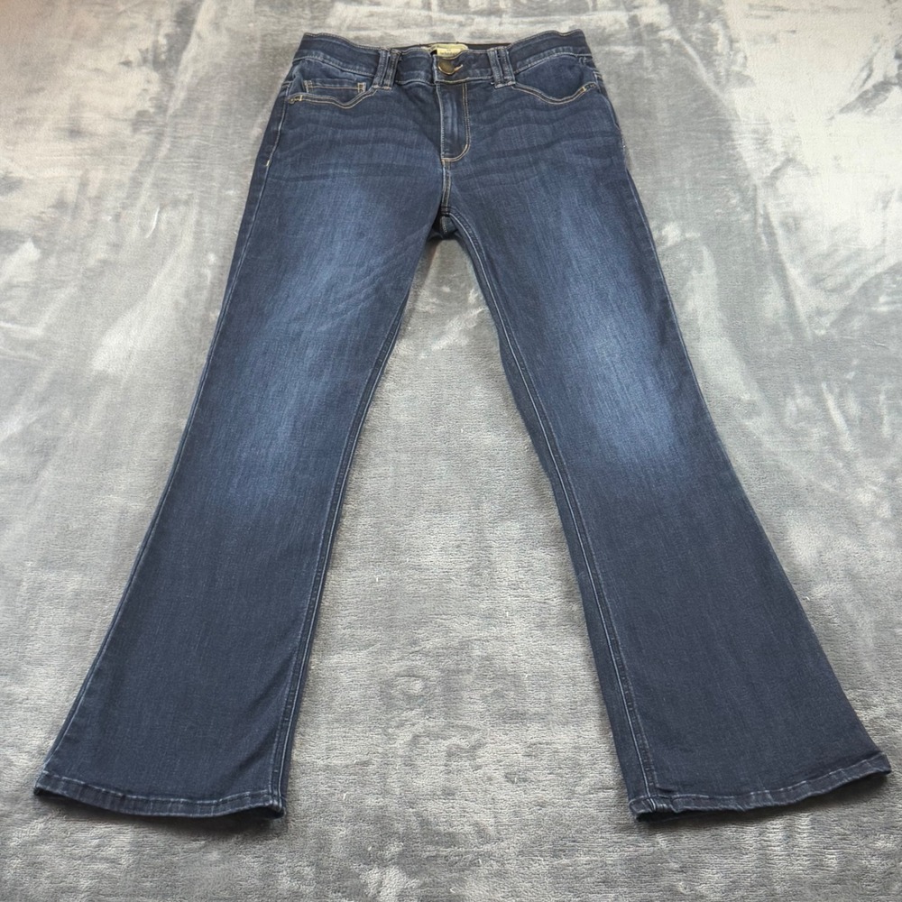 Democracy Ab Technology Bootcut Jeans Womens 8 Dark Wash Blue B2479KEEAXX